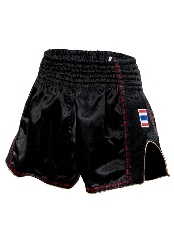 Short de boxe Thai Lumpinee noir / blanc, tarifs abordables en direct de  Thailande