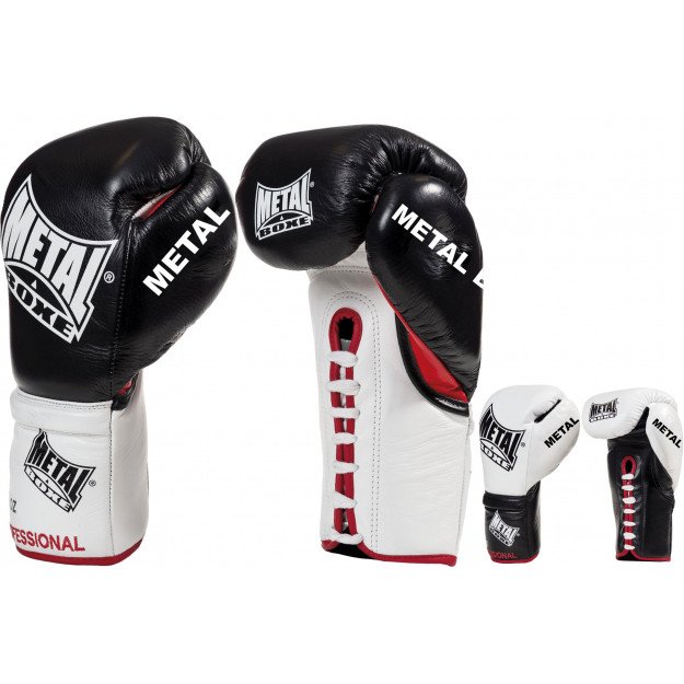 Gants de boxe à lacets Pro Spectral 100% cuir - Budo-Fight