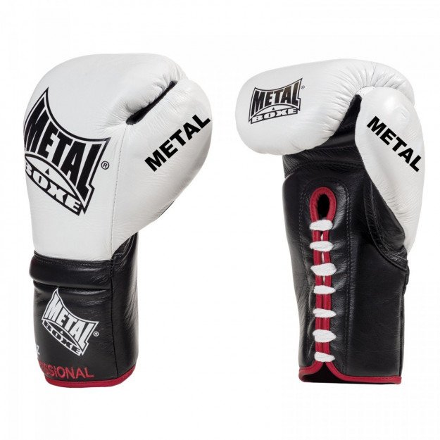 Gants De Boxe MMA AVEC POUCE NOIR METAL BOXE