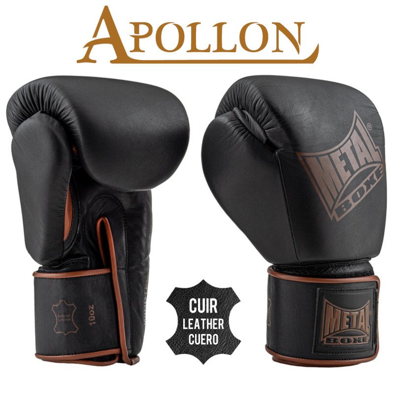 Gants de Boxe Black Fight Métal Boxe