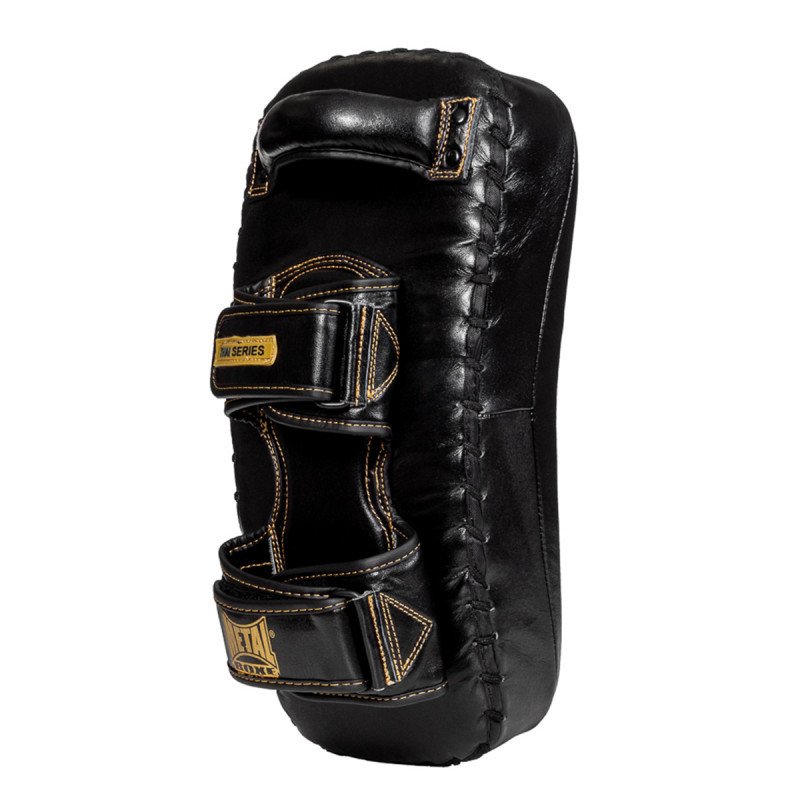 Pao de Boxe - Pao de Muay Thai Kanong : Marron/Noir (Cuir-incurvé