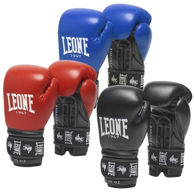 Short de boxe Leone Ambassador bleu > Livraison Gratuite