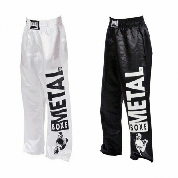 Metal Boxe : Pantalon Full Contact, sac de frappe, Protege Pieds et Tibias