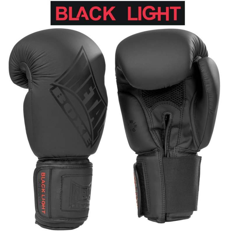 Gants de Boxe Black Fight Métal Boxe