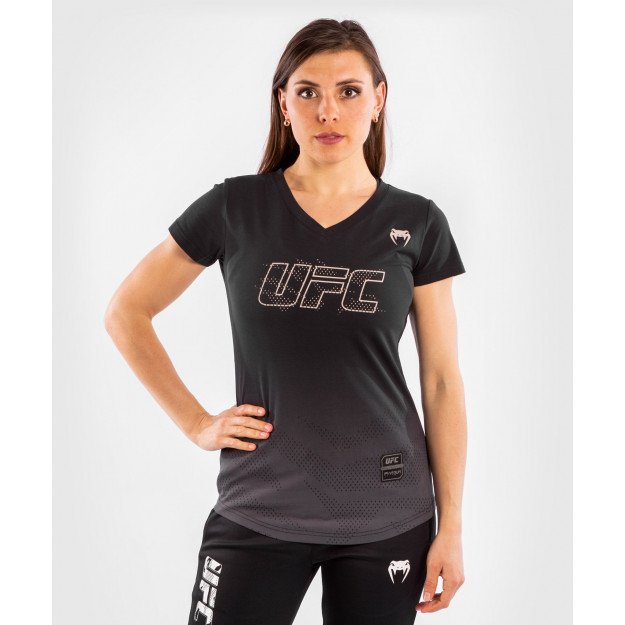 T-shirt Technique Femme UFC Venum Authentic Fight Night 2.0 - Noir