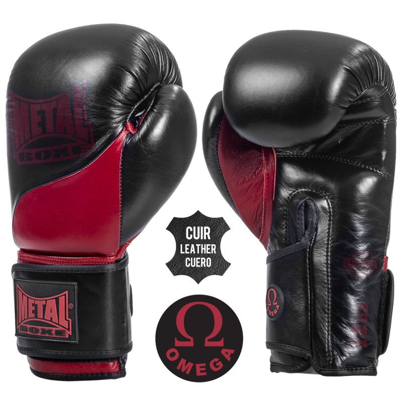 GANT CUIR SPARRING METAL BOXE