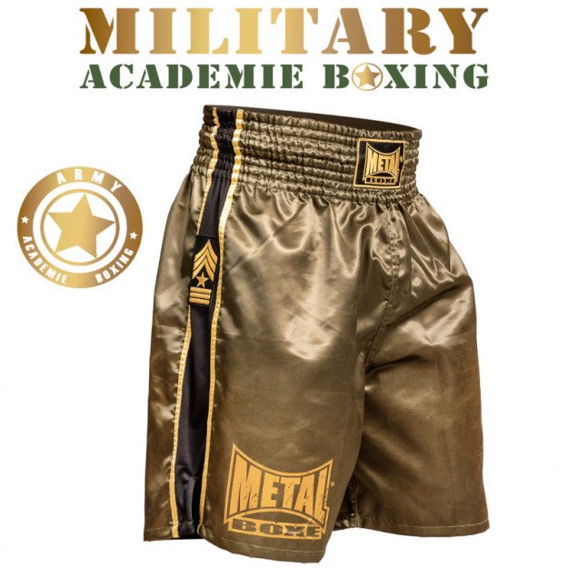 Short de Boxe Thaï Military Metal Boxe