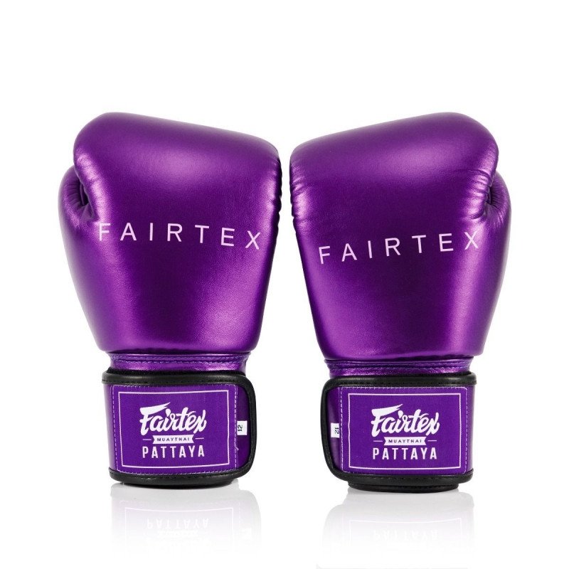 Gants de boxe d'entraînement Fairtex Metallic 100% cuir - Fairtex