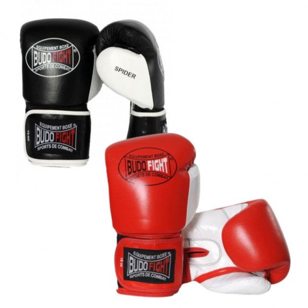 Gants de boxe à lacets Pro Spectral 100% cuir - Budo-Fight