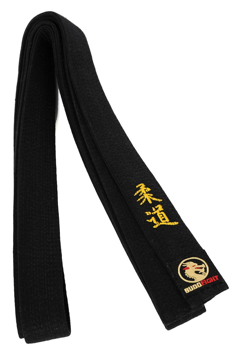 Ceinture noire judo personnalisée sale